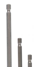 Adaptéry pro šroubovák na vrtačku 3x délka 1/4 "délka - 75 , 100 , 150 mm TAGRED