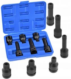 Rázové klíče násady utahováky 1/2 "SPLINE M14-M16 6 KS v08063