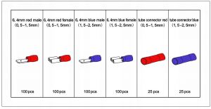 Sada konektorů s izolací 450 ks F01138 FALCON