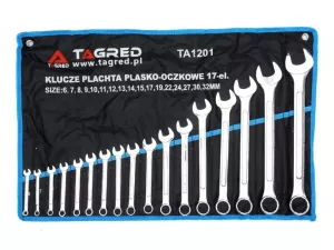 Očkoploché klíče 6-32mm, sada 17 ks, Tagred TA1201 Očkoploché klíče 6-32mm, sada 17 ks, Tagred TA1201