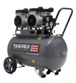Bezolejový kompresor s odlučovačem Tagred TA3387,100l, 230V, 4 písty, 4000W | 10 BAR
