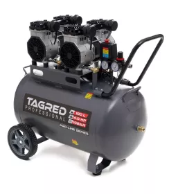 Bezolejový kompresor s odlučovačem Tagred TA3387,100l, 230V, 4 písty, 4000W | 10 BAR