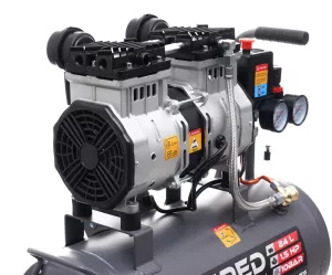 Bezolejový kompresor Tagred TA3383, 24l, 230V, 2 písty, 1100W