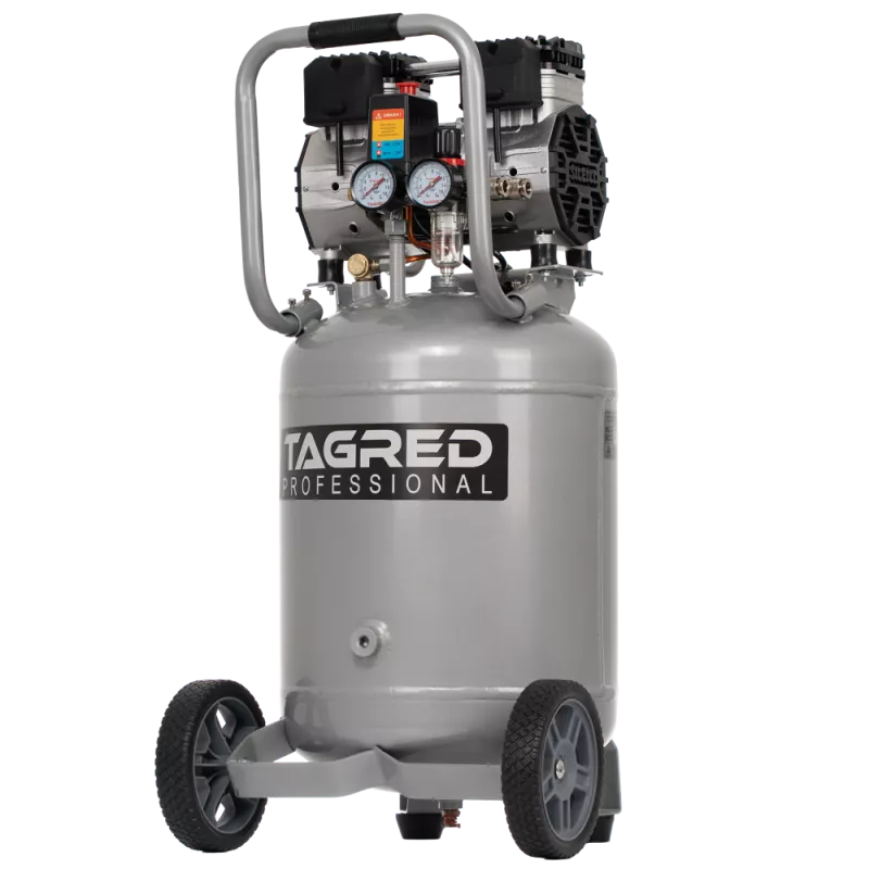 Bezolejový vertikální kompresor 50L | 8 BAR, 2000 W, 290 L/min TA3394 Tagred