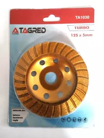 Diamantový brusný kotouč Turbo na beton, kámen, 125 mm, Tagred TA1030