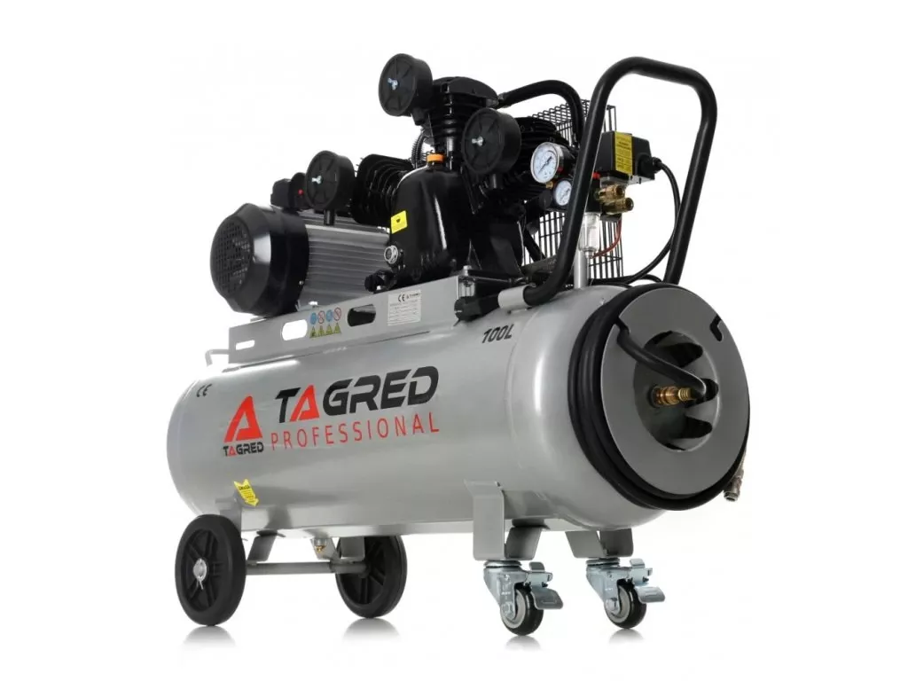Olejový kompresor 100l, třípístový,230V / 4,1kW + separátor, Tagred TA324B
