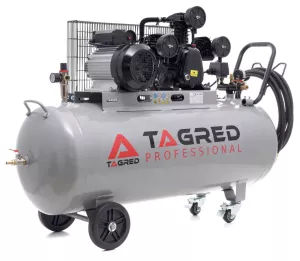Olejový kompresor, 200l, třípístový, 4,1kW + separátor, Tagred TA326B