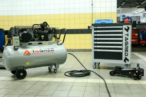 Olejový kompresor 300l, 3 písty, 400V, 9,5 KW TA311B Tagred