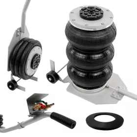  Pneumatický měchový zvedák s gumou | 3,5t | 13,5-40 cm TA296