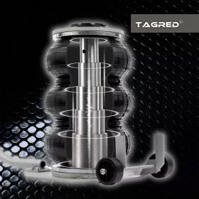 Pneumatický měchový zvedák s gumou | 3,5t | 13,5-40 cm TA296