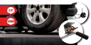 Pneumatický měchový zvedák s gumou | 3,5t | 13,5-40 cm TA296