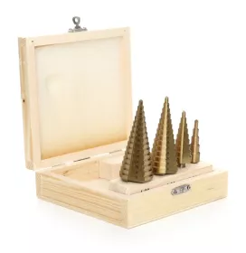 Sada stupňovitých kuželových vrtáků (4–32 mm) TA4037