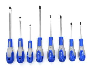 Šroubováky ploché i křížové s magnetickými koncovkami, sada 8 ks, TA1101 Tagred