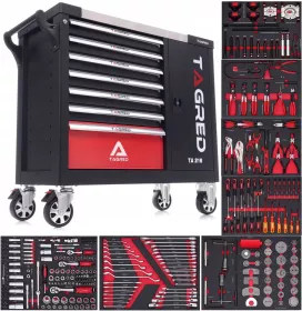 Tagred TA216, Dílenský vozík s nářadím 306 ks 