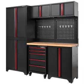 DÍLENSKÁ NÁBYTKOVÁ SESTAVA Tagred TA1902 196,5 cm s LED osvětlením DÍLENSKÁ NÁBYTKOVÁ SESTAVA Tagred TA1902 196,5 cm s LED osvětlením