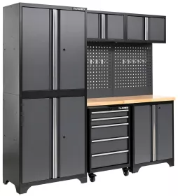 DÍLENSKÁ NÁBYTKOVÁ SESTAVA Tagred TA1925 196,5cm s LED osvětlením