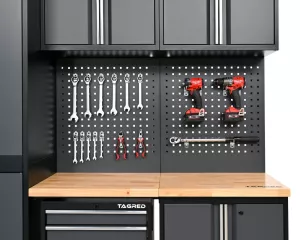 DÍLENSKÁ NÁBYTKOVÁ SESTAVA Tagred TA1925 196,5cm s LED osvětlením