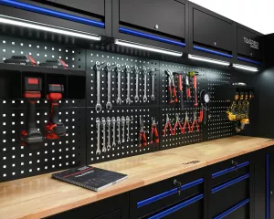 Dílenská nábytková sestava Tagred TA194CX2 400cm s LED osvětlením Dílenská nábytková sestava Tagred TA194CX2 400cm s LED osvětlením