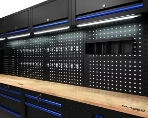 Dílenská nábytková sestava Tagred TA194CX2 400cm s LED osvětlením Dílenská nábytková sestava Tagred TA194CX2 400cm s LED osvětlením