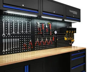 DÍLENSKÁ NÁBYTKOVÁ SESTAVA Tagred TA1969 260cm s LED osvětlením DÍLENSKÁ NÁBYTKOVÁ SESTAVA Tagred TA1969 260cm s LED osvětlením