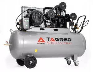 Olejový kompresor 200L HEAVY DUTY | 3 písty, 400V, 10 bar, 1500 l/min Tagred TA329