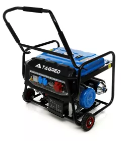 Třífázový benzínový generátor TAGRED TA6500GWX 6500 W, 230/400 V, AVR, elektrický start